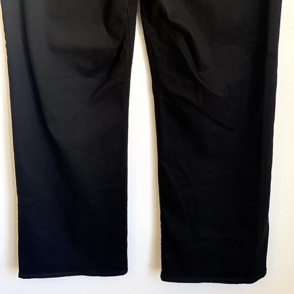 NWT J.Crew Factory Wide-leg Full-length Jean All-day Stretch in Black BU832 - Picture 9 of 15